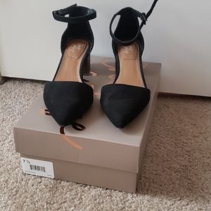 Crown Vintage black block heel